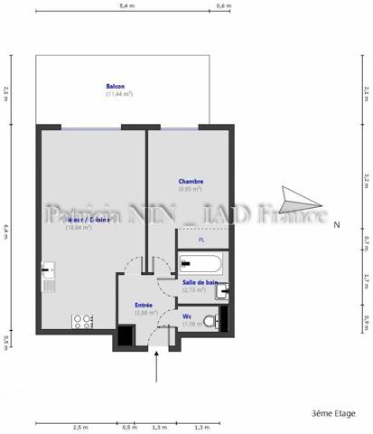 Appartement à vendre 2 pièces 37 m² Saint-Raphaël