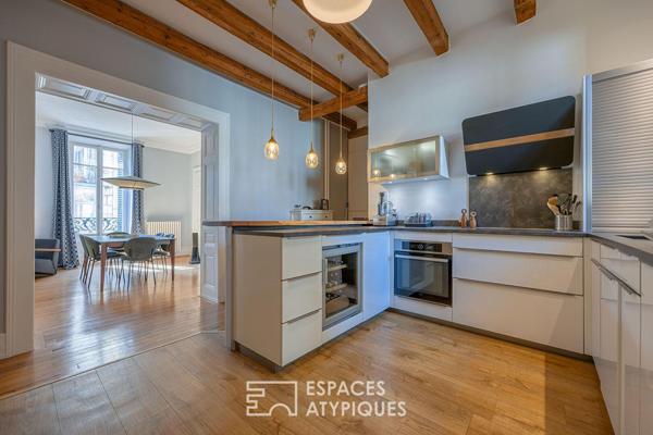 Appartement haussmannien en hypercentre
