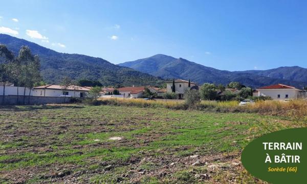 Nouveau à Sorède! Terrain à bâtir viabilisé
