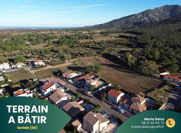 Nouveau à Sorède! Terrain à bâtir viabilisé