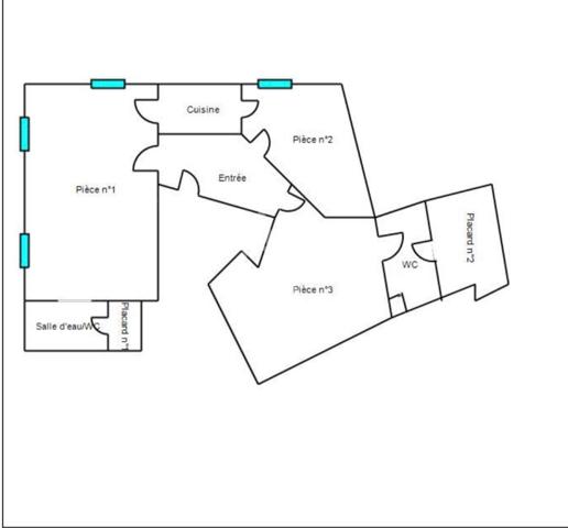 APPARTEMENT TYPE 3 DE 60.19 m2 CENTRE VILLE MANOSQUE
