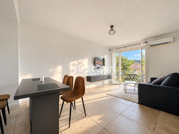 Vallauris - 3P - 55m² - Parking - Cave - Sud - Dernier étage - 2 balcons