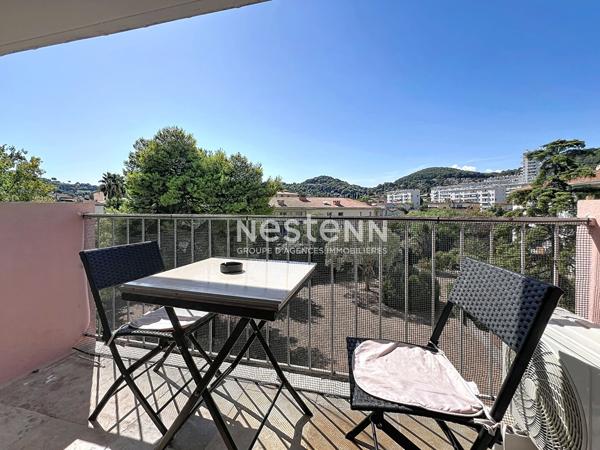 Vallauris - 3P - 55m² - Parking - Cave - Sud - Dernier étage - 2 balcons