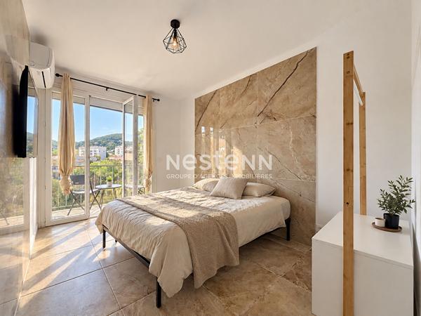 Vallauris - 3P - 55m² - Parking - Cave - Sud - Dernier étage - 2 balcons