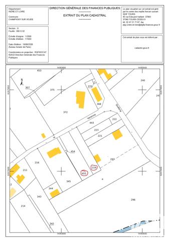 Terrain à vendre 1 579 m² Champigny-sur-Veude