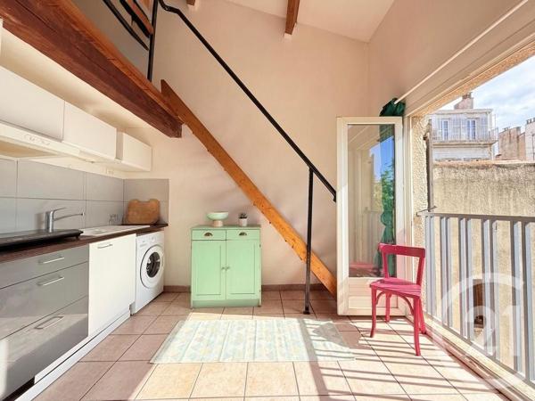 Appartement F2 à vendre  2 pièces - 39,30 m2 MARSEILLE - 13001