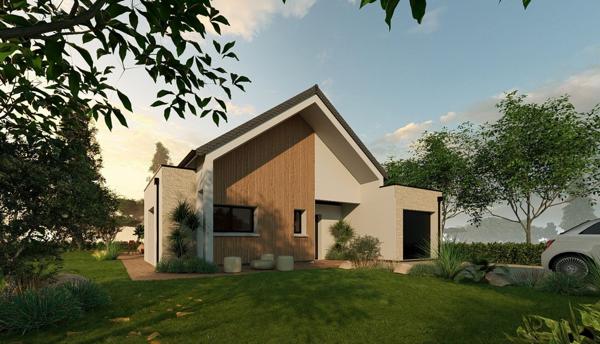 Terrain + Maison à vendre 6 pièces - 129 m²