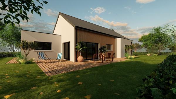Terrain + Maison à vendre 6 pièces - 129 m²