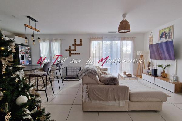 Maison familiale de 90m2 habitables, plain pied, 3 chambres, jardin