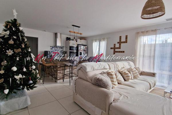 Maison familiale de 90m2 habitables, plain pied, 3 chambres, jardin