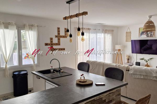 Maison familiale de 90m2 habitables, plain pied, 3 chambres, jardin