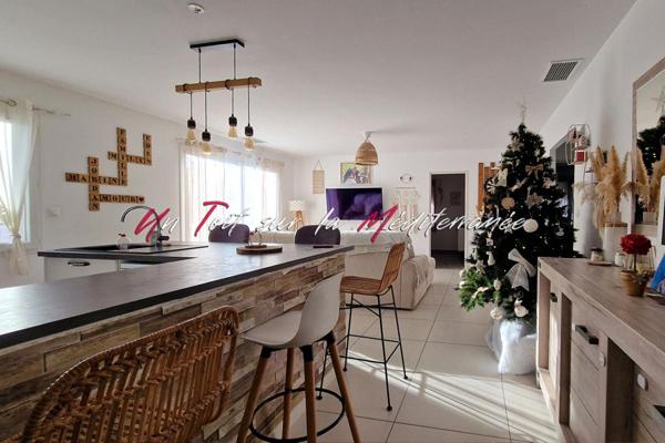 Maison familiale de 90m2 habitables, plain pied, 3 chambres, jardin