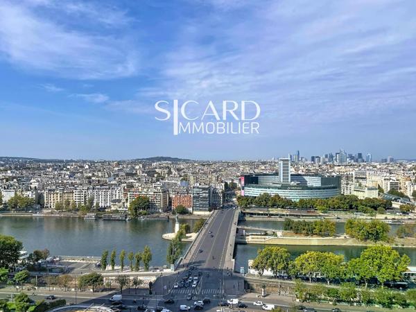2 pièces 22e étage, vue Seine - Beaugrenelle