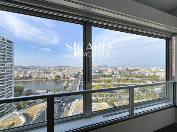2 pièces 22e étage, vue Seine - Beaugrenelle