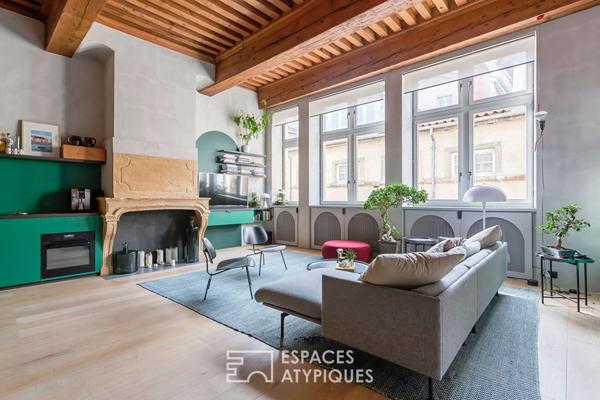 Appartement au coeur du vieux Lyon rénové par un architecte