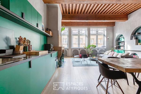 Appartement au coeur du vieux Lyon rénové par un architecte