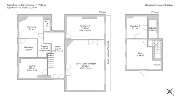 Appartement Paris 18e - CAULAINCOURT / JUNOT