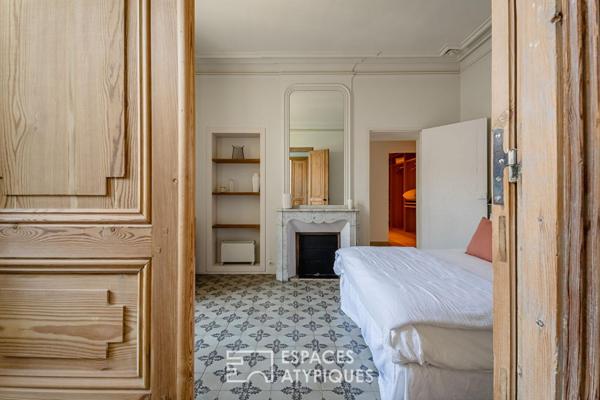 Ensemble immobilier de caractère et fort potentiel avec gite indépendant et grande remise