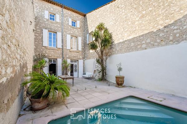 Ensemble immobilier de caractère et fort potentiel avec gite indépendant et grande remise