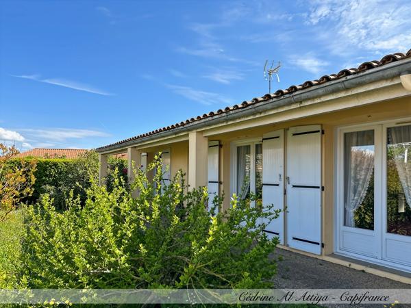 Maison à vendre Châtelaillon-Plage, 4 pièces 84m2 plain-pied, jardin, garage