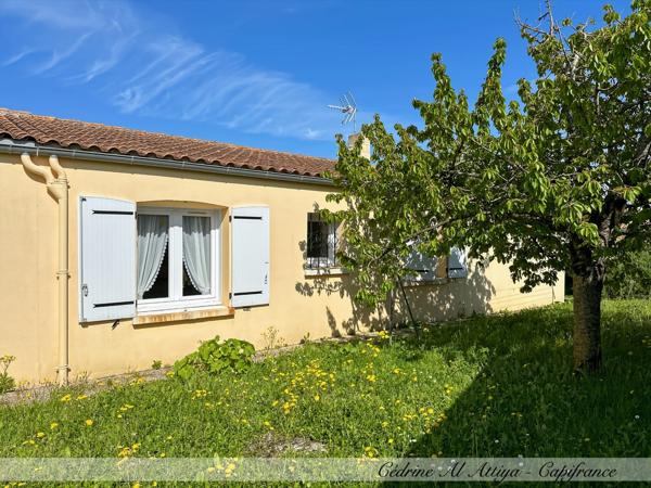 Maison à vendre Châtelaillon-Plage, 4 pièces 84m2 plain-pied, jardin, garage