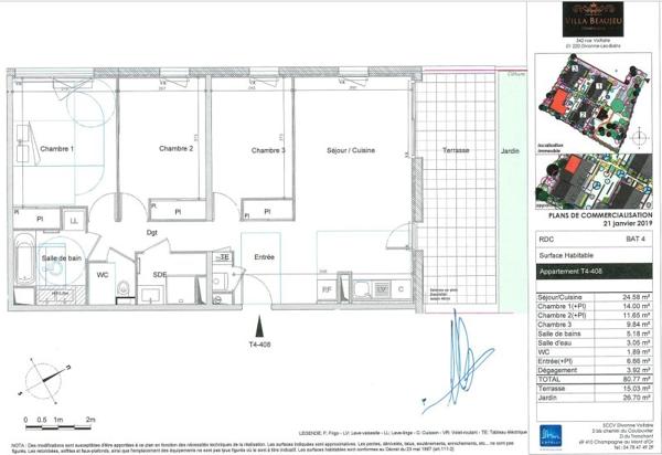 Vente / Appartement T4