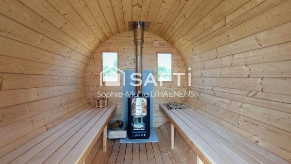 Logements insolites et espace Bien-Être prêt à louer.