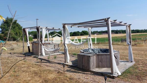 Logements insolites et espace Bien-Être prêt à louer.