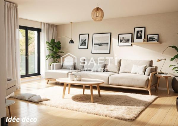 LE RAINCY 93340 CHARMANT APPARTEMENT LUMINEUX  T3, 68 m², 2 chambres avec 2 places de parking