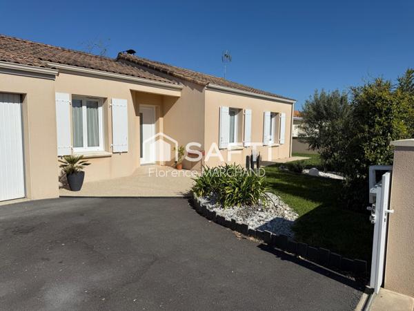 BEAU PLAIN-PIED 3 CHAMBRES GRAND JARDIN GARAGE