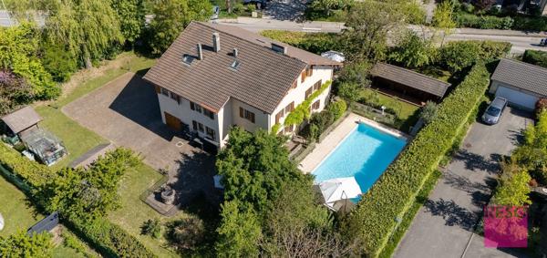 Maison de caractère rénovée avec parc et piscine – Valleiry, proche Genève