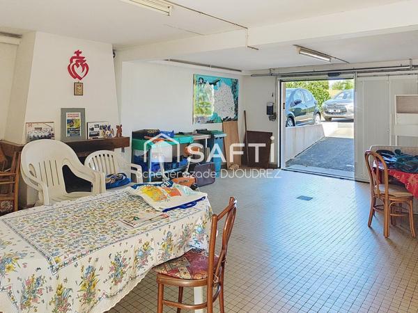 MAISON SUR SOUS-SOL 80M² - DEPENDANCE - TERRAIN 912M² DIVISIBLE