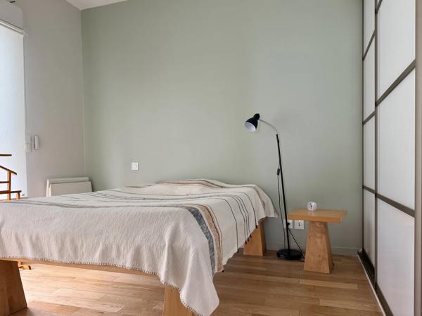 Acheter un bel appartement rénové à Bordeaux aux Chartrons en duplex, 3 chambres, avec de beaux extérieurs dans une résidence sécurisée avec parking en sous-sol