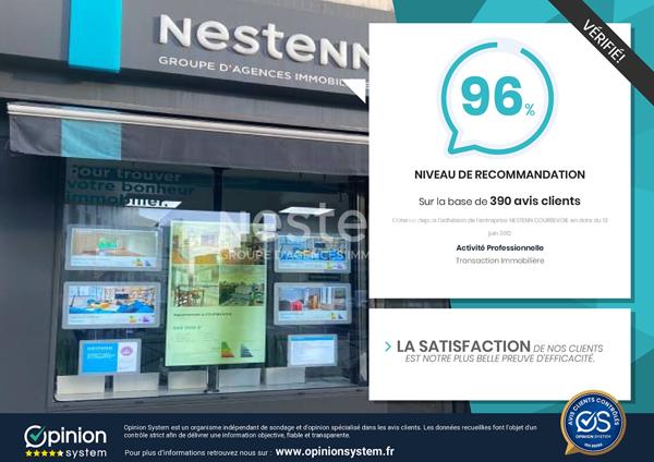 Appartement  meublé T2 de 52.80 m2 au coeur de Bécon