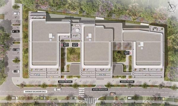 CANET EN ROUSSILLON, T3 neuf avec terrasse de 46 m² dans un environnement privilégié