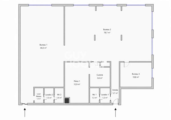 Bureaux à vendre à Pontcharra - Environ 163m² + garage