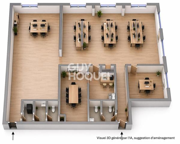 Bureaux à vendre à Pontcharra - Environ 163m² + garage