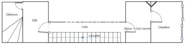 Appartement 2 pièces - 30 m² Exclusivité efficity