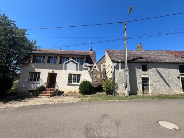 Maison d'habitation avec dépendance et jardin, 2 minutes BLIGNY SUR OUCHE, 17 minutes NOLAY, 25 minutes BEAUNE