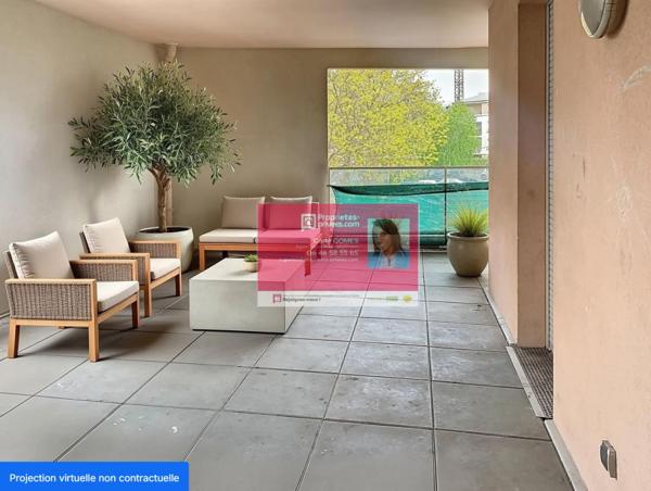 À vendre  Appartement 3 pièces 55 m² + grande terrasse + parking + Résidence  récente à  Aulnay-sous-Bois