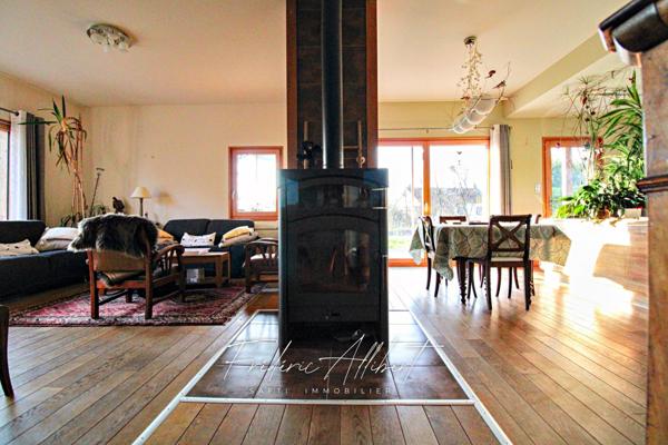 Maison passive à ossature bois.