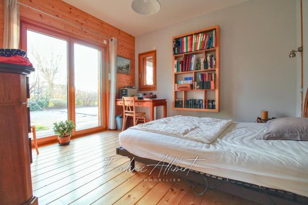 Maison passive à ossature bois.