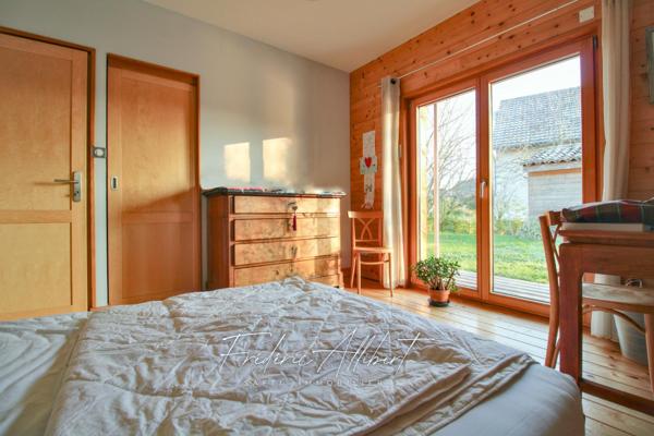 Maison passive à ossature bois.