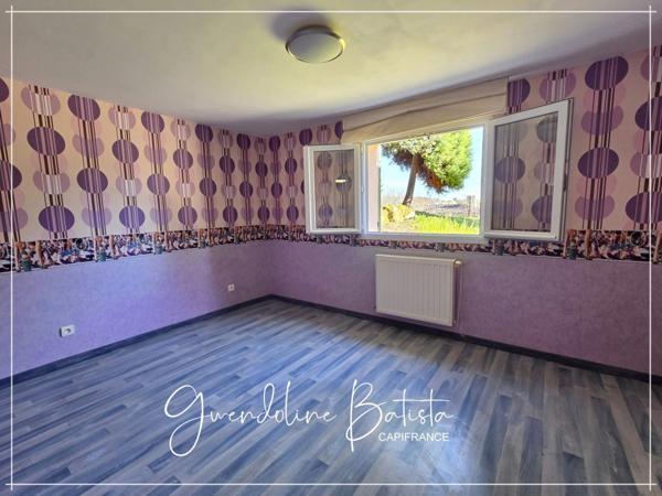 Maison individuelle 115m² avec sous-sol - Terrain clos 3781m² avec piscine au chlore 10x5