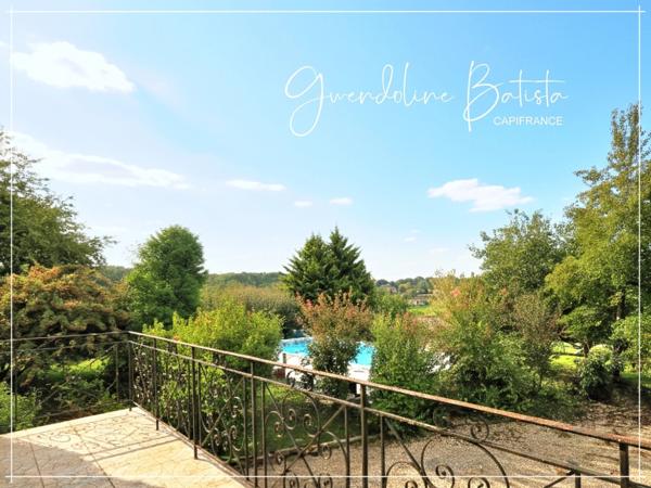 Maison individuelle 115m² avec sous-sol - Terrain clos 3781m² avec piscine au chlore 10x5