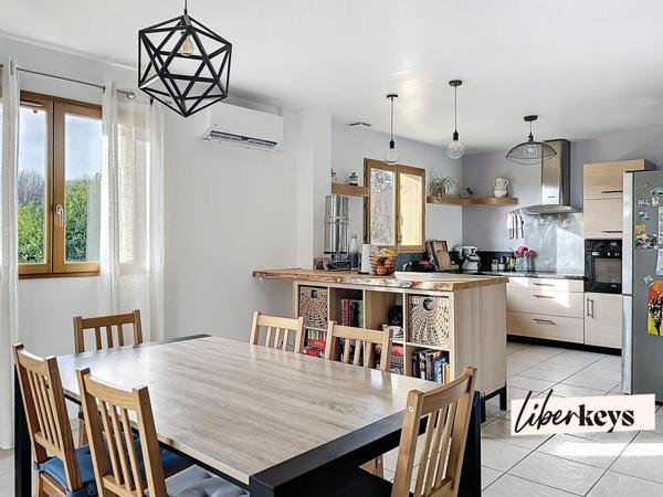 Maison familiale récente de 118 m² avec grand jardin – Louversey (20 min d’Évreux) - DPE C