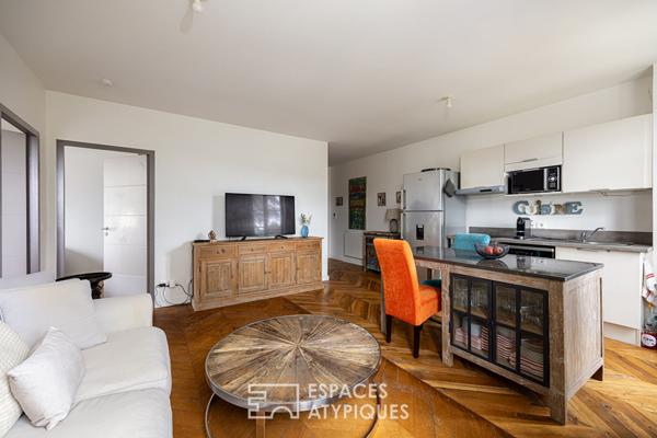 Appartement entièrement rénové dans une ancienne bâtisse