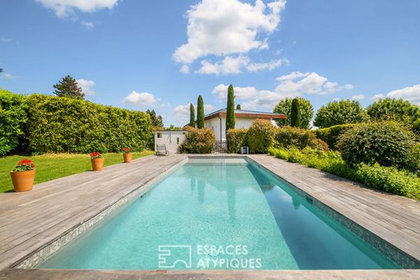 Maison rénovée par architecte en hyper-centre avec piscines