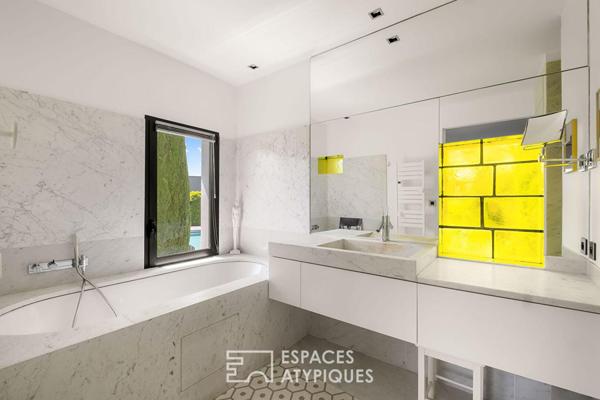 Maison rénovée par architecte en hyper-centre avec piscines