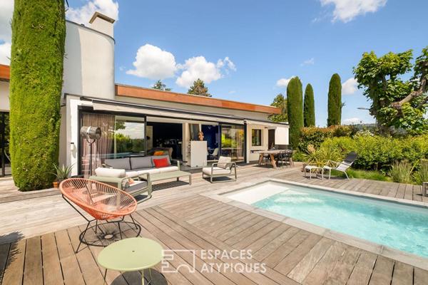 Maison rénovée par architecte en hyper-centre avec piscines